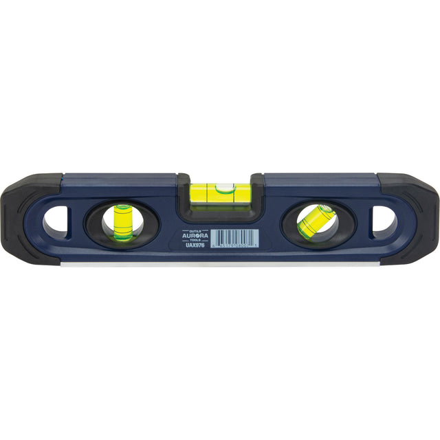 Torpedo Level, 9" L, 3 Vials, Magnetic