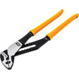 PITBULL K9™ Straight Jaw Dipped Handle Tongue & Groove Pliers, 8"