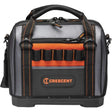 14" Tradesman Closed Top Tool Bag, Polyester, 32 Pockets, Black/Grey