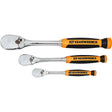 90-Tooth Dual Material Teardrop Ratchet Set