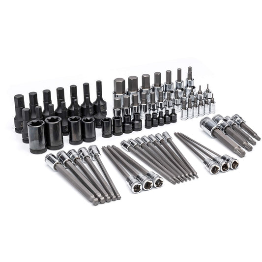Drive Metric Bit Socket Set in Foam Storage Tray, 74 Pcs