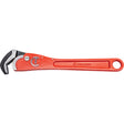 Self-Adjusting Pipe Wrench, 1-1/2" Jaw Capacity, 12" Long, Powder Coated Finish, Non-Ergonomic Handle