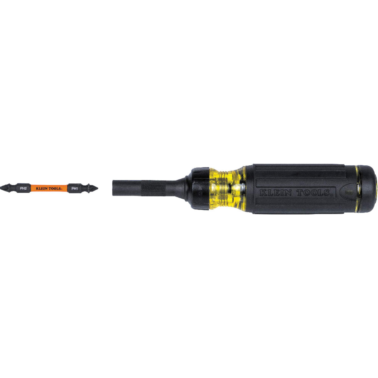 15-in-1 Ratcheting Impact-Rated Multi-Bit Torsion Zone Screwdriver, 9-1/2" L, Cushion Grip Handle