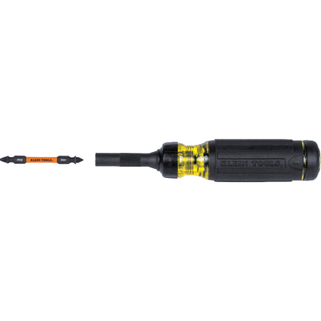 15-in-1 Ratcheting Impact-Rated Multi-Bit Torsion Zone Screwdriver, 9-1/2" L, Cushion Grip Handle