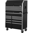 HDCC-4115 HD Series Toolbox Combo, 21-1/2" D x 44-1/5" W x 63-3/10" H, Black
