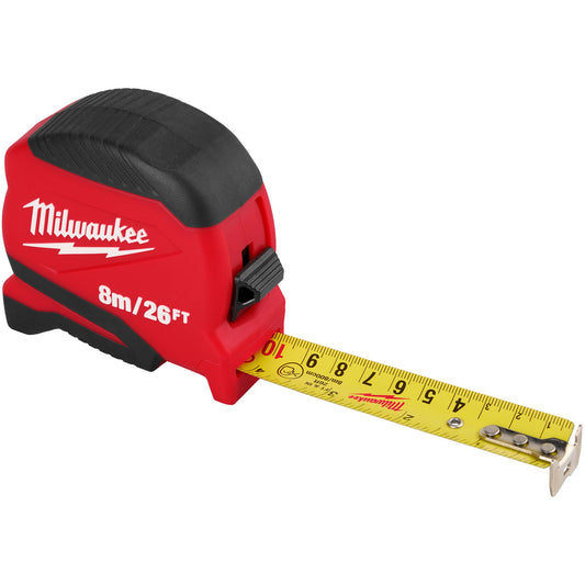 Compact Tape Measure, 1" x 26'