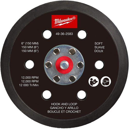 Soft Hook and Loop Sander Backing Pad