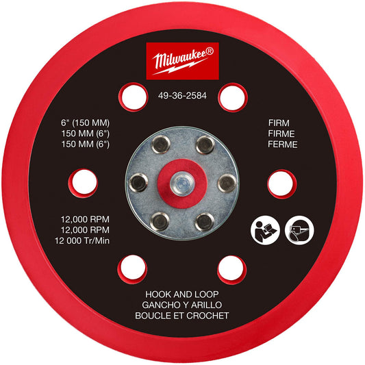 Firm Hook and Loop Sander Backing Pad