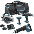 XGT Brushless 4-Tool Combo Kit, Lithium-Ion, 40 V