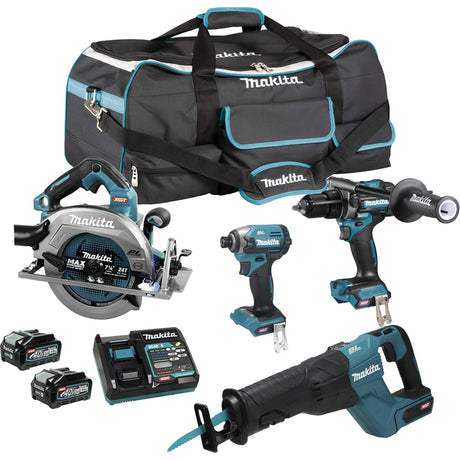 XGT Brushless 4-Tool Combo Kit, Lithium-Ion, 40 V