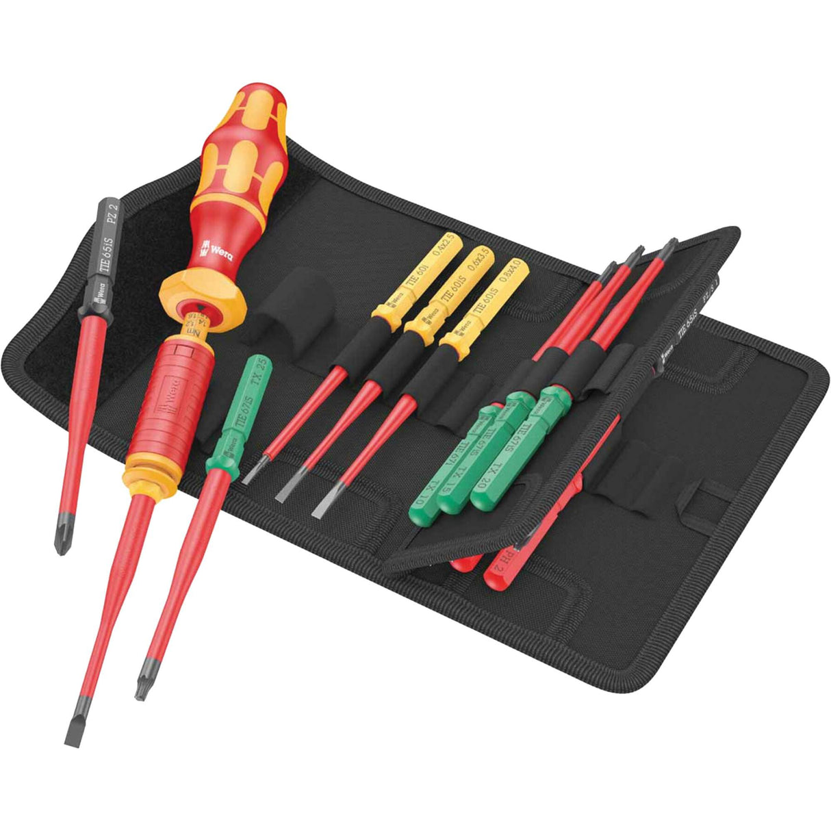 15-Piece Kraftform Kompakt Torque VDE Blade Set, 1000 V