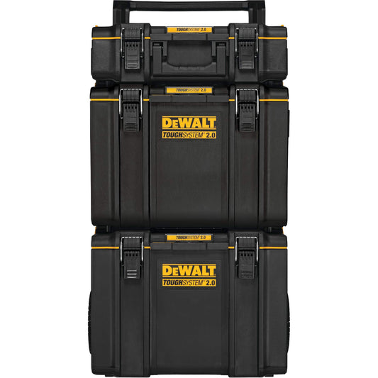 TOUGHSYSTEM® 2.0 Rolling Tower, 24" x 20-2/5" x 34-1/2", Black/Yellow