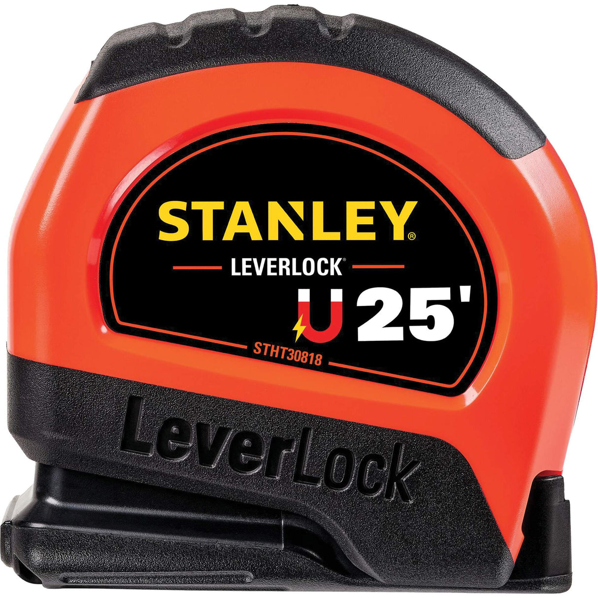 High-Visibility Magnetic LEVERLOCK® Tape Measure, 25', Imperial Graduations