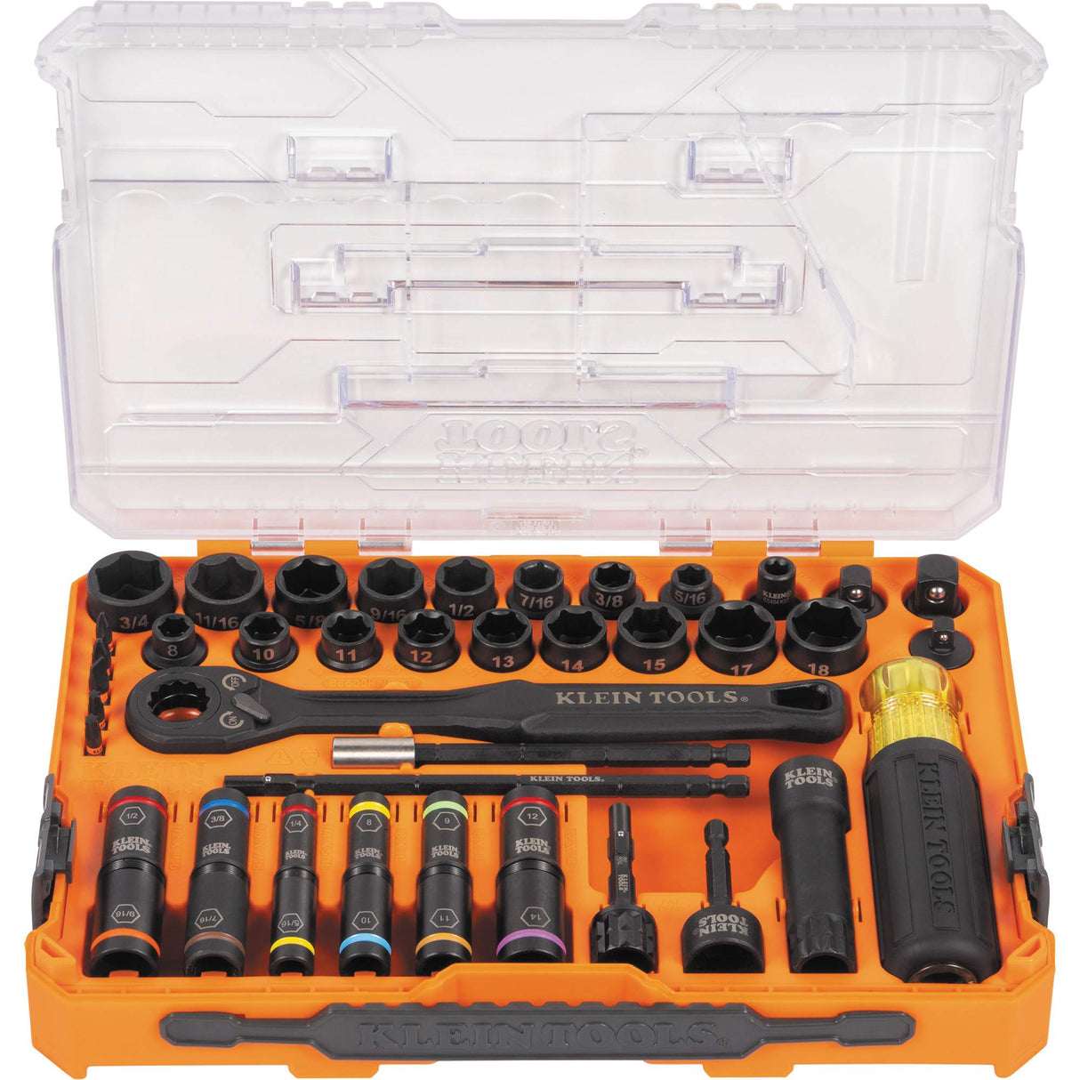 KNECT™ Complete Impact Pass Through & Flip Socket Set, 39 Pcs, Impact