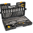 1/4" & 3/8" Drive 72-Tooth, 6-Point Professional Tool Set, 168 Pieces