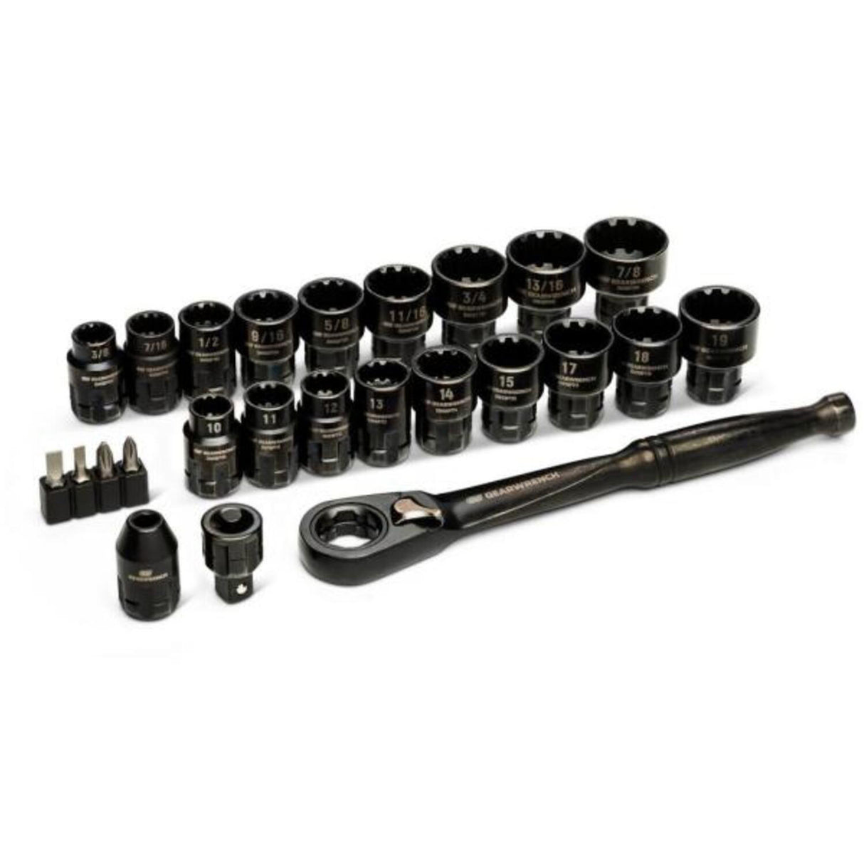 Pass-Thru™ Ratchet & Socket Set, 25 Pcs, 3/8" Drive Size