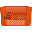 RAILWORKS Mesh Security Panel Single Door Lockable Storage