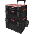 Arx™ 3-Piece Modular Starter Kit, 19"/15-1/5" W x 23"/25-1/5") D x 26"/6-4/5"/12-3/5" H, Black/Red
