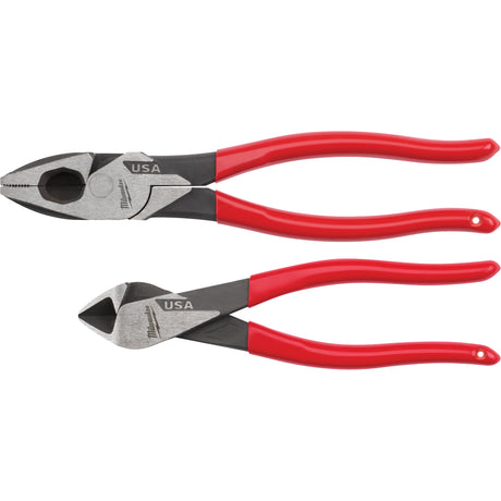 Dipped Grip Cutting Pliers Set, 2 Pieces