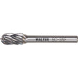 Carbide Burr, SC-3, 3/8" Dia., 3/4" Depth of Cut