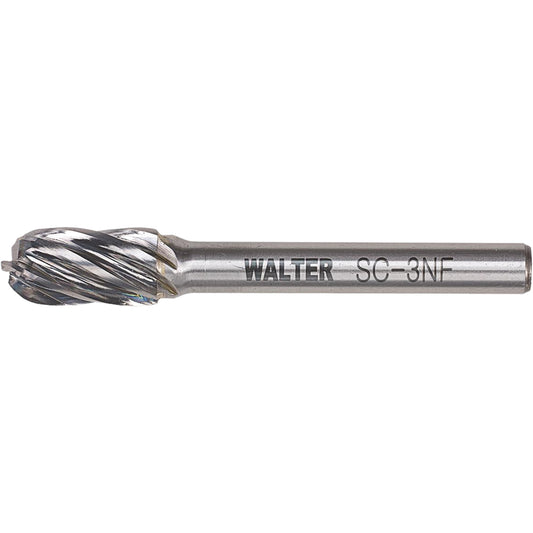 Carbide Burr, SC-3, 3/8" Dia., 3/4" Depth of Cut
