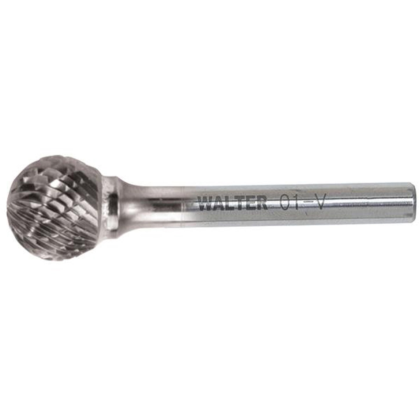 Double Cut Ball Nose Burr, SD-42, 1/8" Dia., 1/8" Shank, 1/8" Depth of Cut
