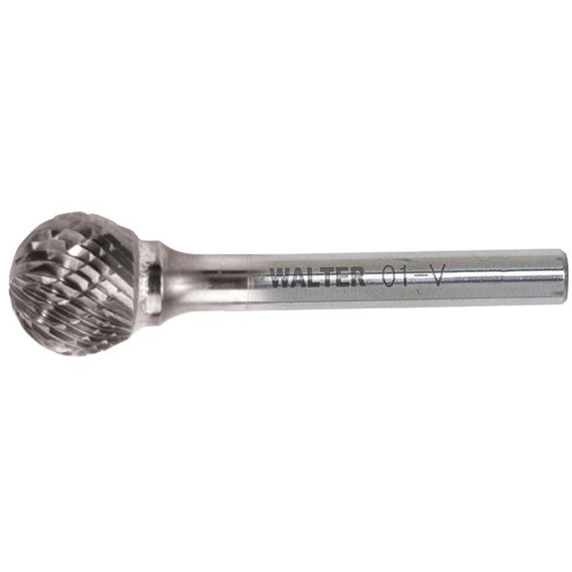 Double Cut Ball Nose Burr, SD-42, 1/8" Dia., 1/8" Shank, 1/8" Depth of Cut