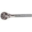 Double Cut Ball Shaped Burr, SD-3, 3/8" Dia., 1/4" Shank, 5/16" Depth of Cut