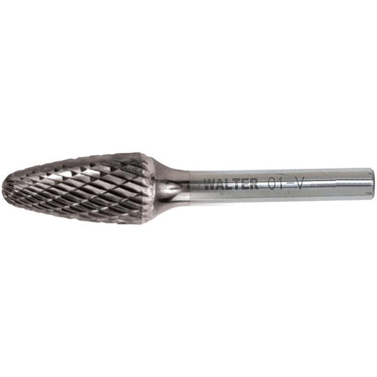 Double Cut Ballnose Tree Burr, SF-3, 3/8' Dia., 3/4" Depth of Cut