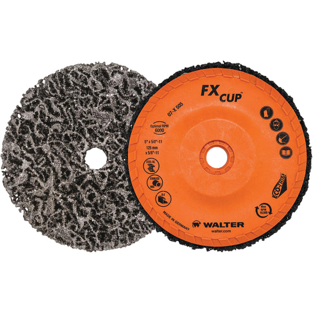 FX™ Cup Disc, 4-1/2" Dia., Aluminum Oxide