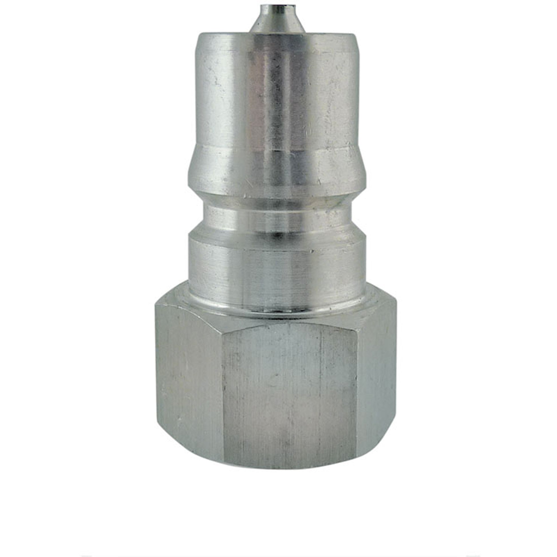 Hydraulic Quick Coupler - Plug, Stainless Steel, 1/4" Dia.