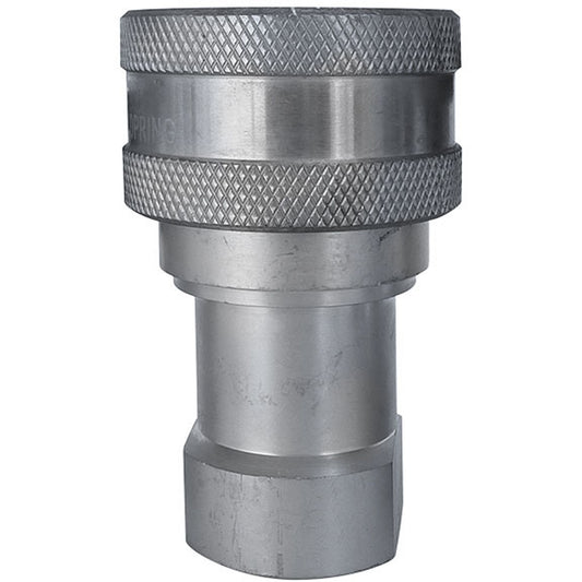 Hydraulic Quick Coupler - Stainless Steel Manual Coupler, Brass/Stainless Steel