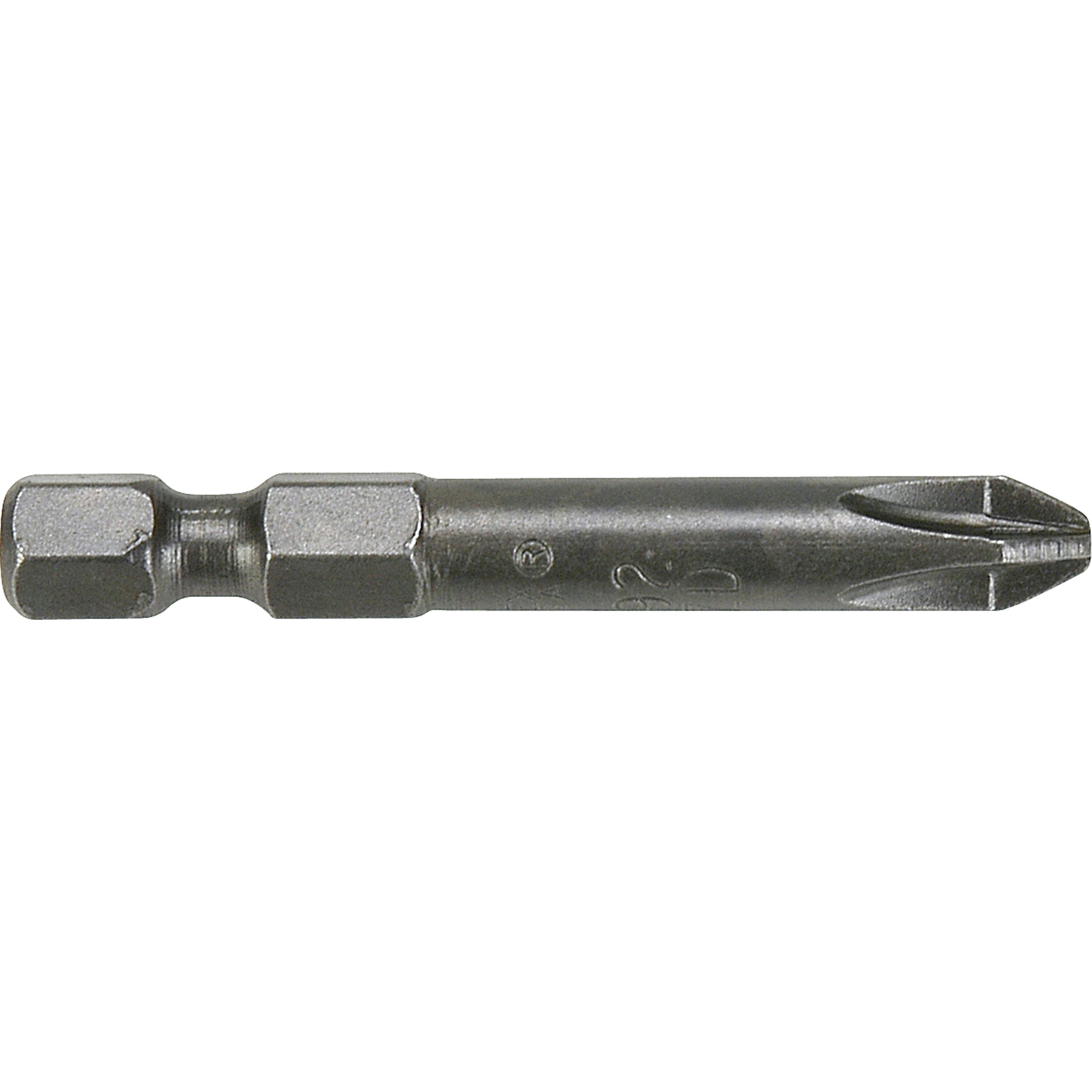 1/4" Posidriv® Power Drive Bits, Pozidriv, #1 Tip, 1/4" Drive Size, 6" Length