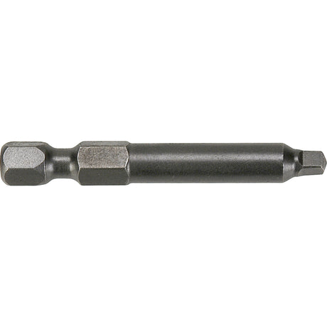 1/4" Square Recess Turned Body Power Bits, Square, #2 Tip, 1/4" Drive Size, 1-15/16" Length