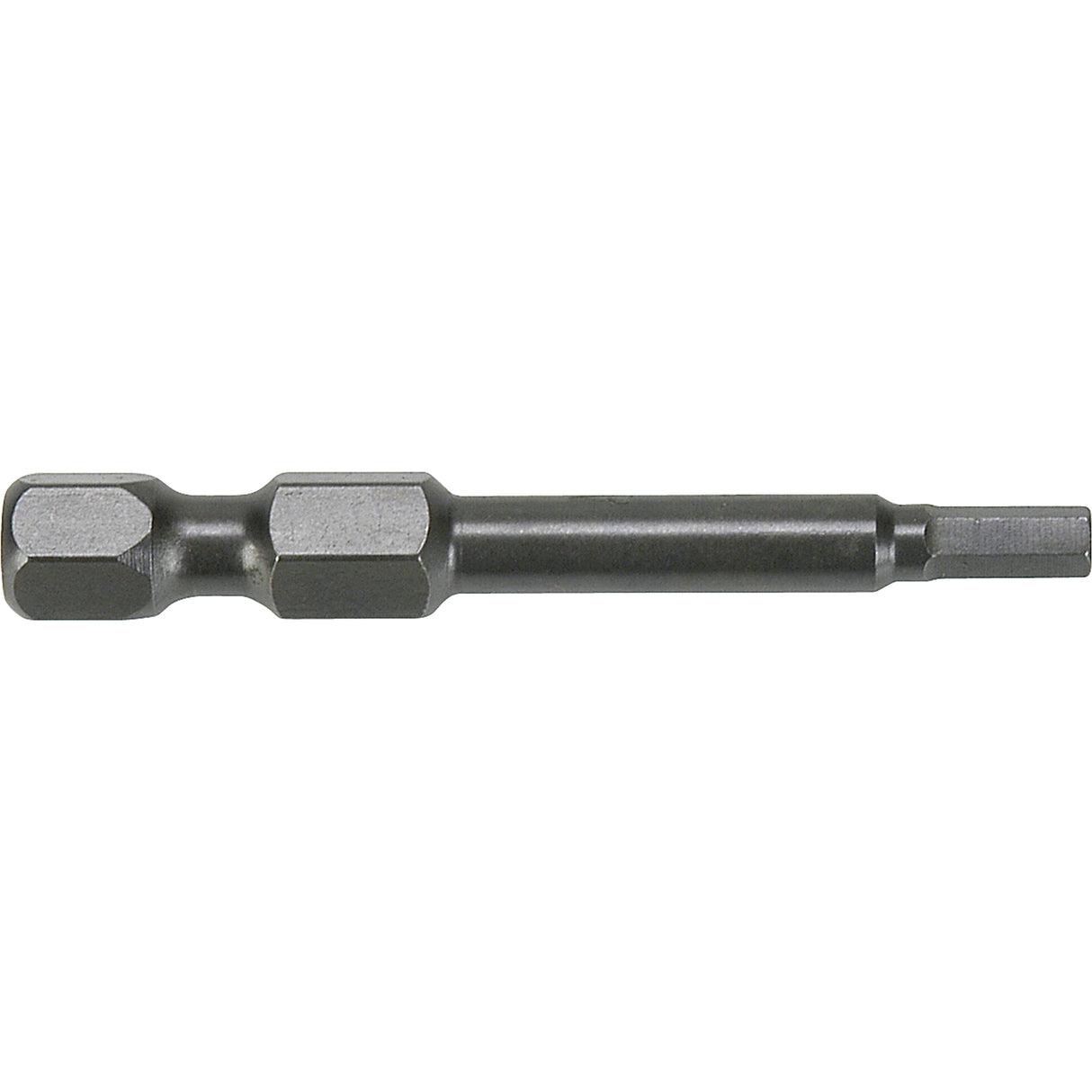 1/4" Metric Hex Power Bits, Hex, 4 mm Tip, 1/4" Drive Size, 1-15/16" Length
