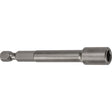 Nutsetter, 5/16" Tip, 1/4" Drive, 2" L, Magnetic