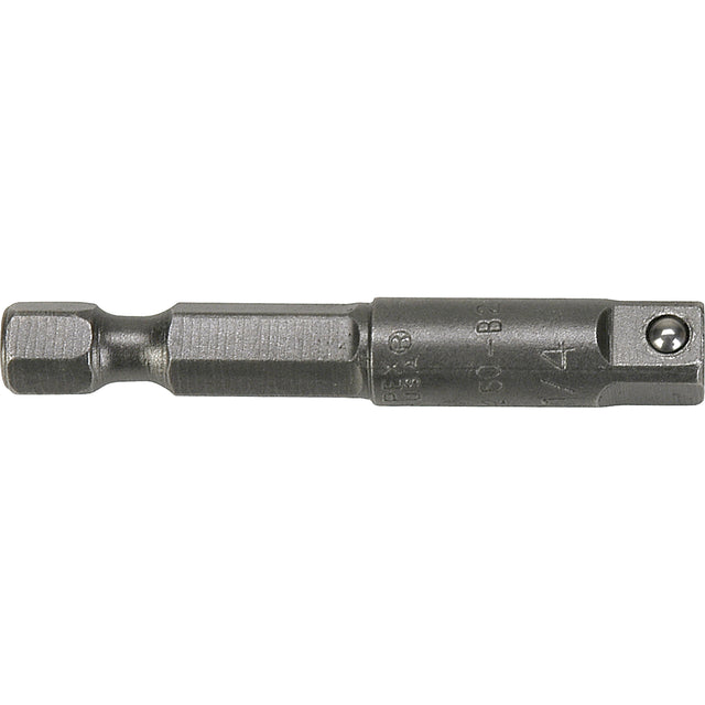 Hex To Male Square Drive Extension, 1/2" Drive Size, 4" L