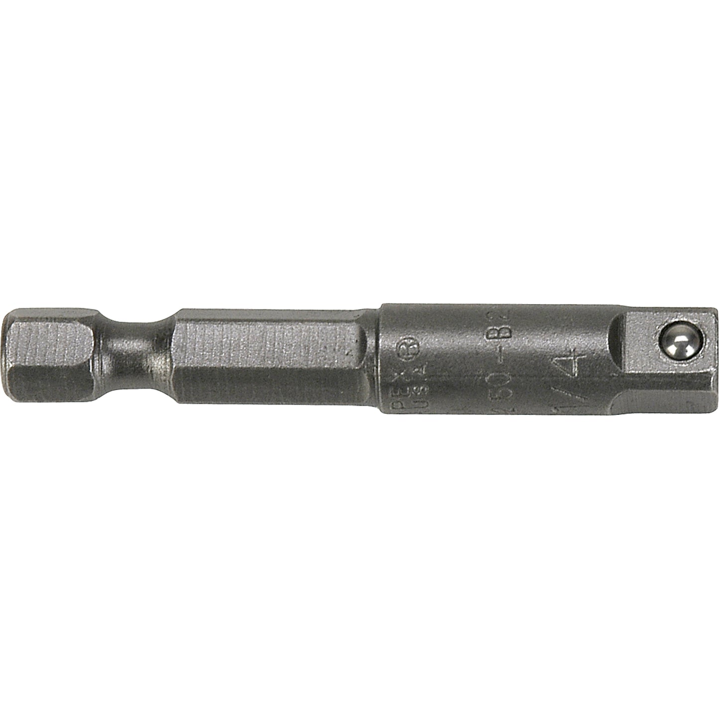 Hex To Male Square Drive Extension, 3/8" Drive Size, 6" L