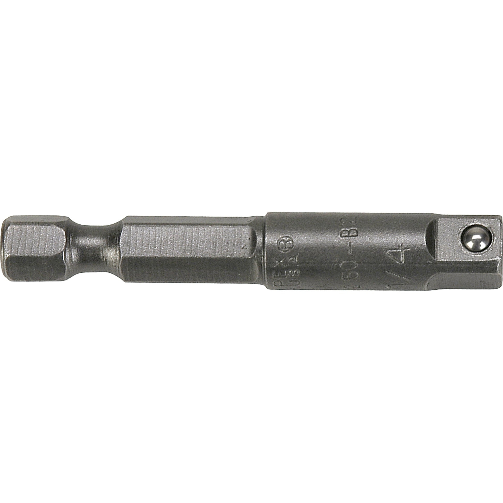 Hex To Male Square Drive Extension, 3/8" Drive Size, 6" L