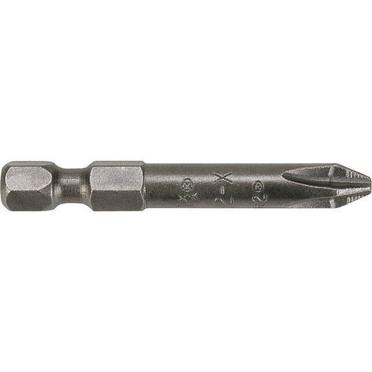 1/4" Phillips Power Drive, ACR, Phillips, #2 Tip, 1/4" Drive Size, 2-3/4" Length