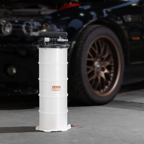 VEVOR Fluid Extractor, 1.74 Gallons (6.5 Liters), Pneumatic/Manual Oil Changer Vacuum Fluid Extractor with Dipstick and Suction Hose, Oil Extractor Change Pump for Automotive Fluids Vacuum Evacuation VEVOR