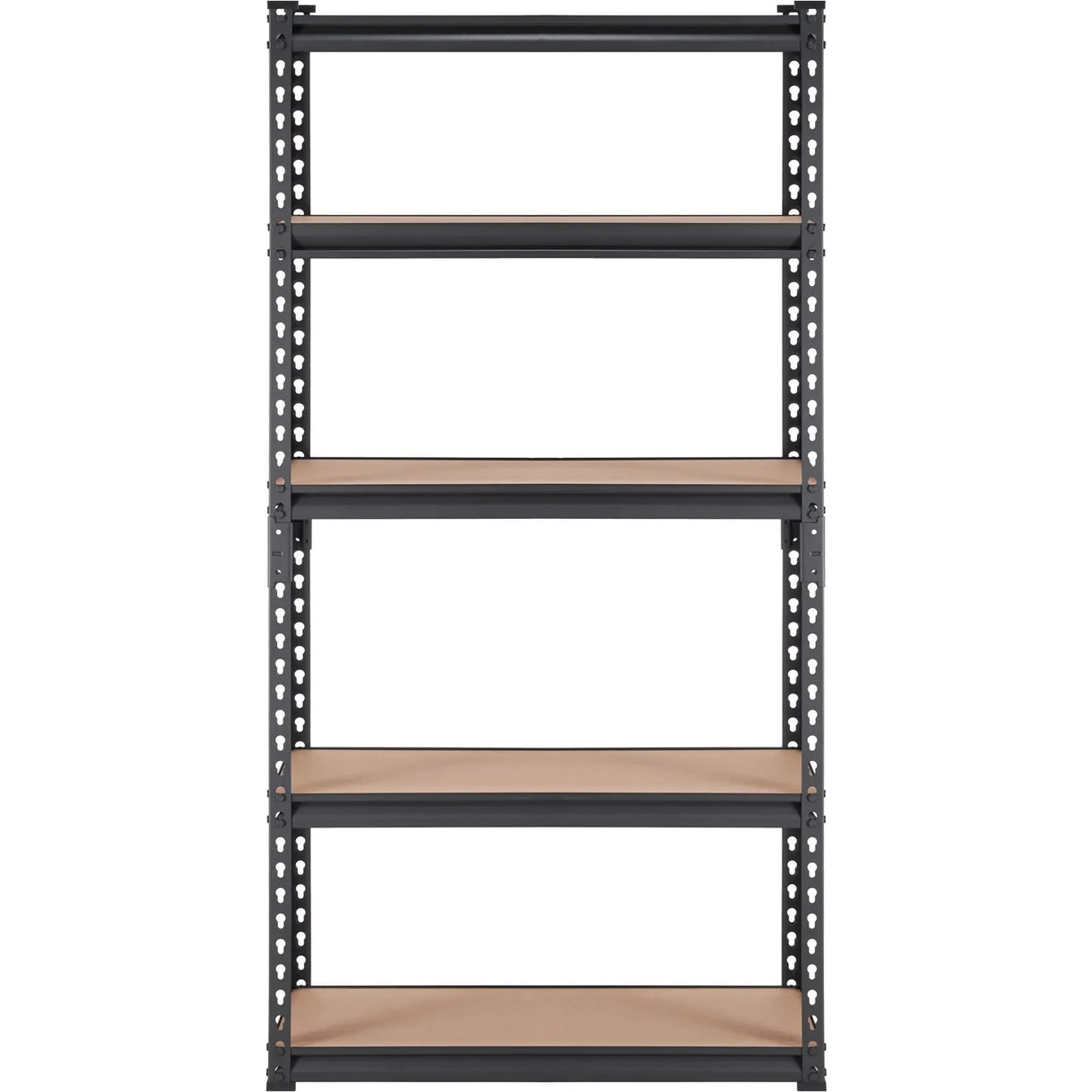 VEVOR Storage Shelving Unit, 5-Tier Adjustable, 2000 lbs Capacity, Heavy Duty Garage Shelves Metal Organizer Utility Rack, Black, 30" L x 12" W x 60" H for Kitchen Pantry Basement Bathroom Laundry VEVOR