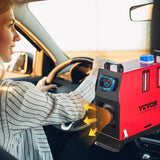 VEVOR 8KW Diesel Air Heater Muffler Diesel Heater 12V 8000W Diesel Parking Heater Remote Control Remote Control with LCD Switch for Car Bus Trucks Motorhome and Boats VEVOR
