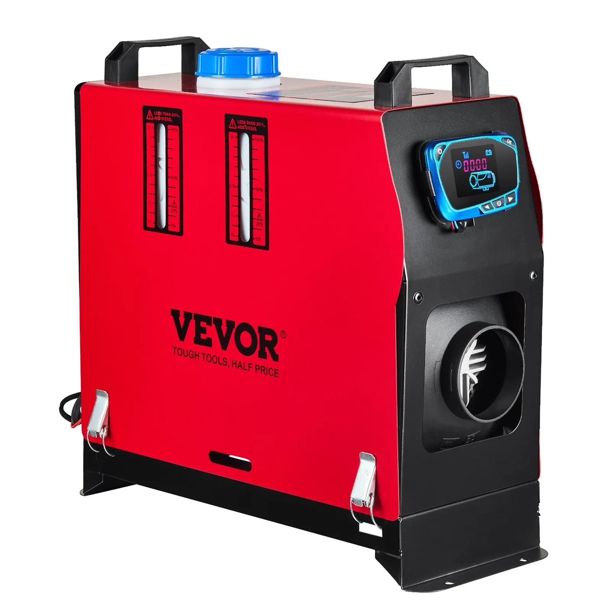 VEVOR 8KW Diesel Air Heater Muffler Diesel Heater 12V 8000W Diesel Parking Heater Remote Control Remote Control with LCD Switch for Car Bus Trucks Motorhome and Boats VEVOR