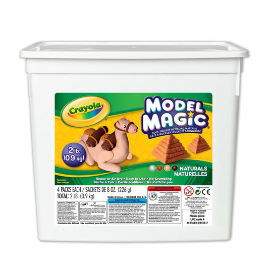 Crayola Model Magic 2lb Bucket, Naturals (Case of 2)