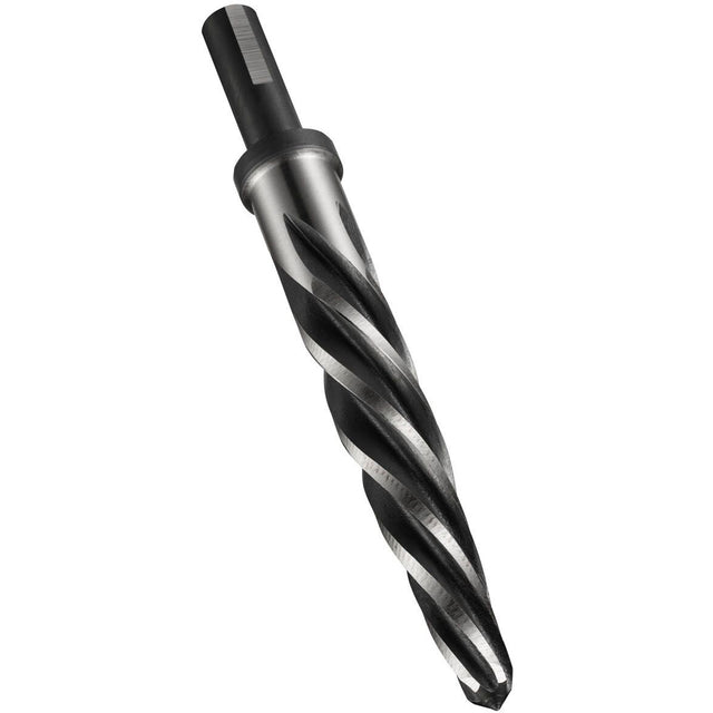 Car Reamer, 1/2", Spiral Flute, High Speed Steel, Straight Shank