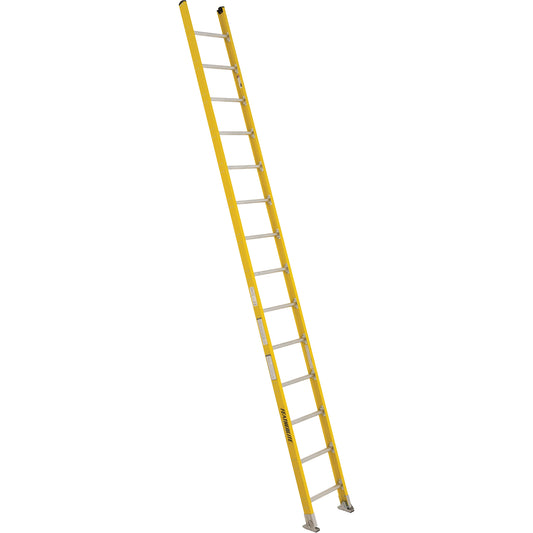 Industrial Extra Heavy-Duty Straight Ladders (5600 Series), 14', Fibreglass, 375 lbs., CSA Grade 1AA