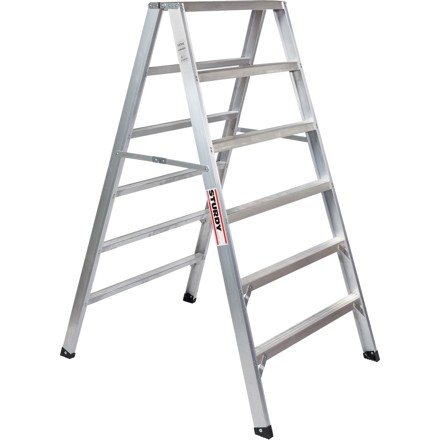 Saw Horse, 6' H x 30" W x 300 lbs. Capacity, Aluminum