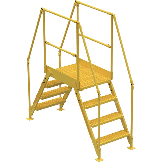 Crossover Ladder, 67 " Overall Span, 40" H x 24" D, 24" Step Width