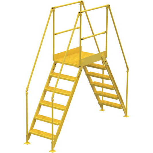 Crossover Ladder, 104" Overall Span, 60" H x 36" D, 24" Step Width